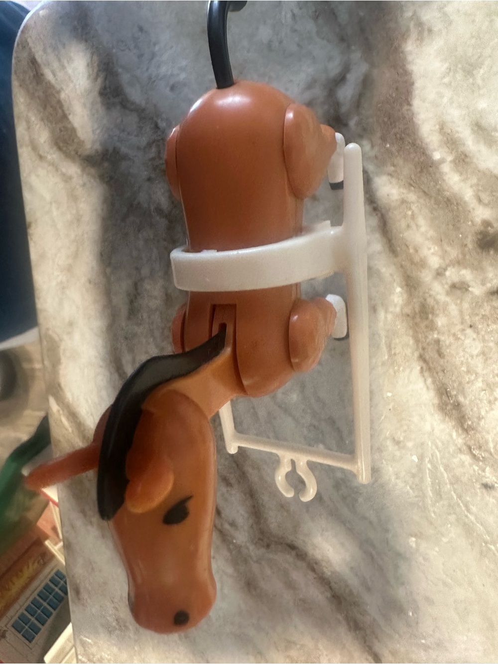 Vintage Little People Play Farm  Horse with Saddle